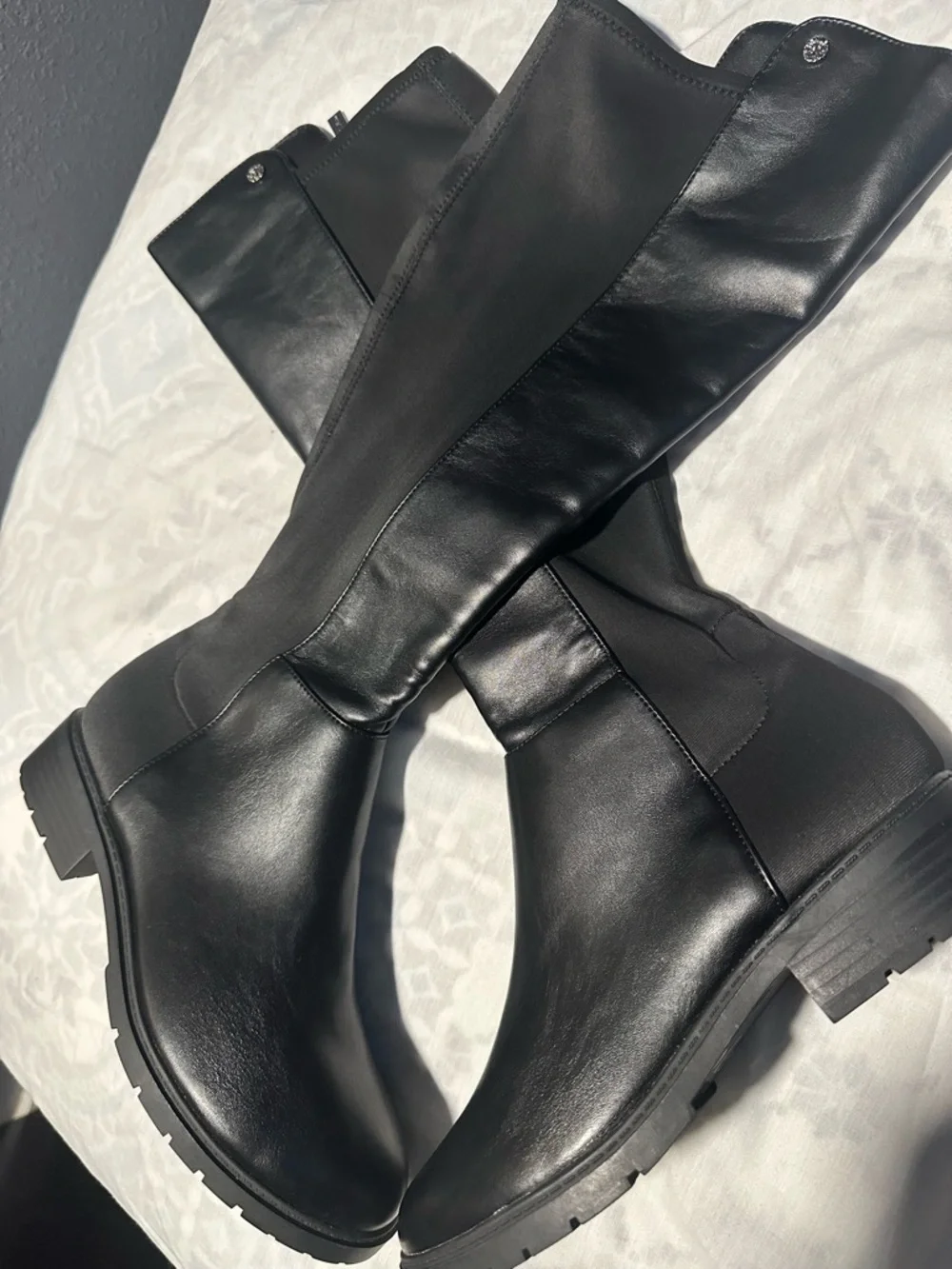 Anne Klein Black under the knee women Boots